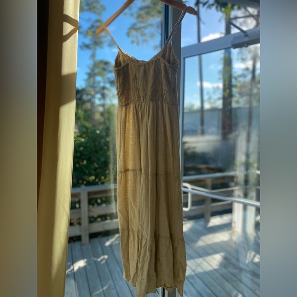 Sim & Sam Cottage Core Gypsy Boho Corset Maxi Dress Size S - Picture 7 of 11